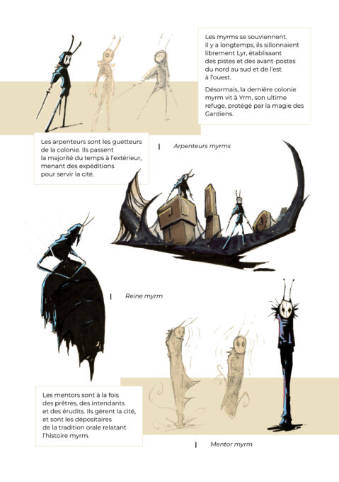 Page de Artbook - Fantasy, Contes et Magie - Artiste : Guillaume Lehericey (Lupin de Garenne)